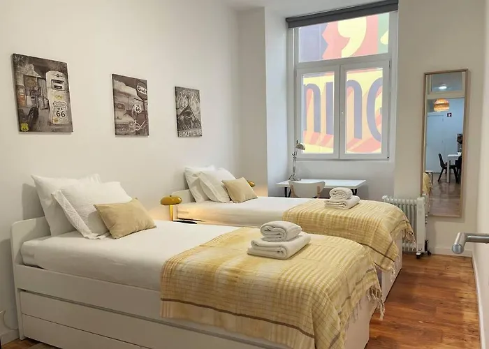 Sj2Dee Heart Of Baixa New Air Conditioning Spacious 2 Apts 4Br2Ba