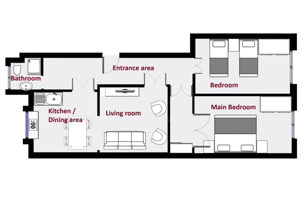 Lejlighed Sj2dee Heart Of Baixa New Air Conditioning Spacious 2 Apts 4br2ba Lisboa